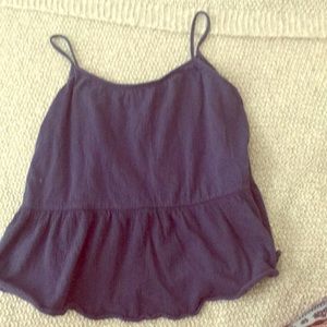 Navy blue crop top